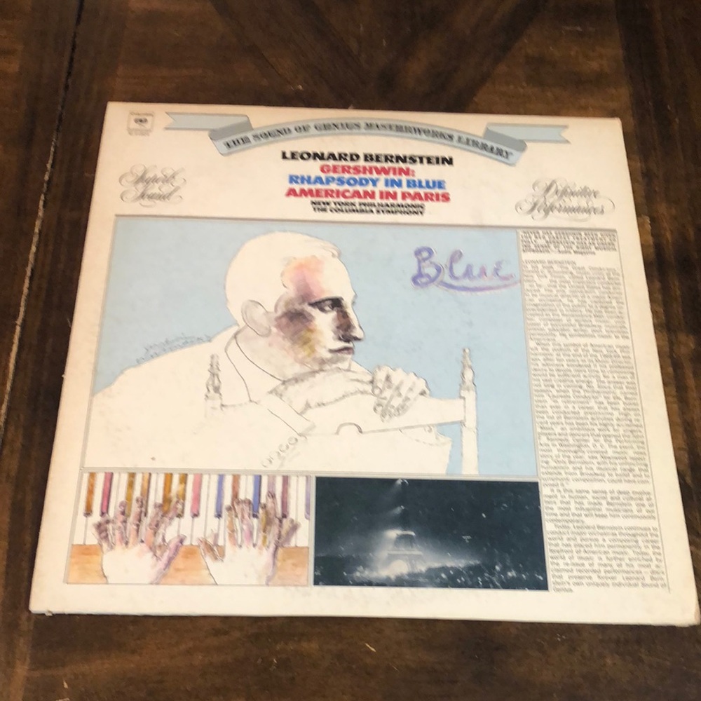 Leonard Bernstein Gershwin Rhapsody in Blue Vinyl